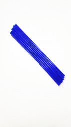 Трубки декоративные на спицы 238мм синие
