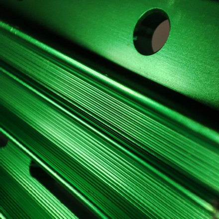 Радиатор алюминиевый зеленый