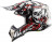 Шлем MX470 SUBVERTER VOODOO (черно-бело-красный, XS)