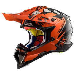 Шлем MX470 SUBVERTER EMPEROR (черно-оранжевый, XS)