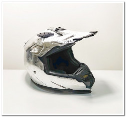 Шлем кроссовый Nenki MX316 silver M