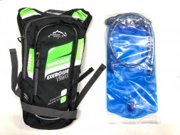 Рюкзак с гидропаком OUTDOOR (2л) зеленый