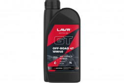 LAVR MOTO Моторное масло GT OFF ROAD 4T 10W40 SM, 1 л